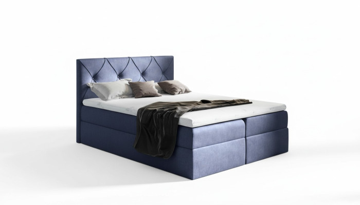 Modern bed bedroom beds 200x200 box spring bed textile design double