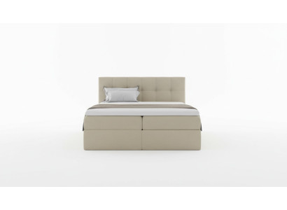 Fabric box spring bed textile design double hotel bedroom modern bed beds