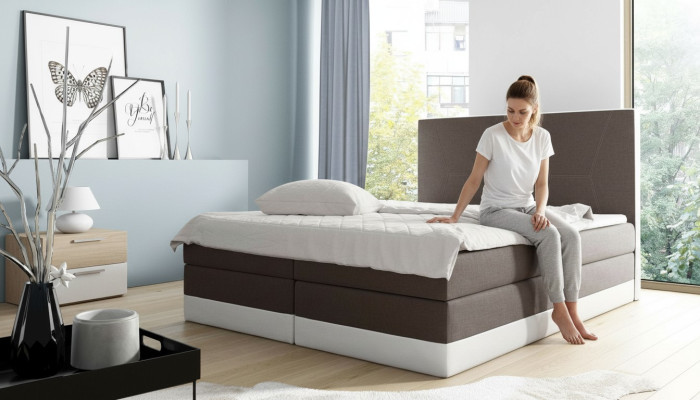 Double hotel modern bed bedroom beds 160x200 box spring bed design new