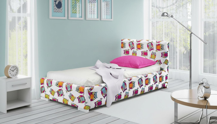 Youth bed children's bed kids design modern bed children's room 90 cm bed box new