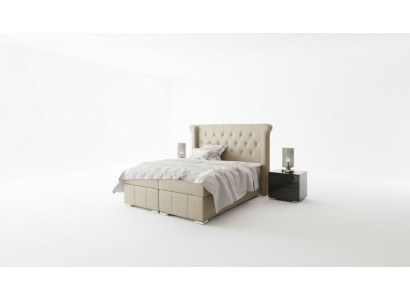 Chesterfield Bed + Bed Drawer Box Spring Beds Bedroom Hotel All Sizes!