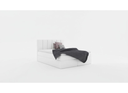 Box spring bed double bed bed with storage double bed beds upholstered bed white new