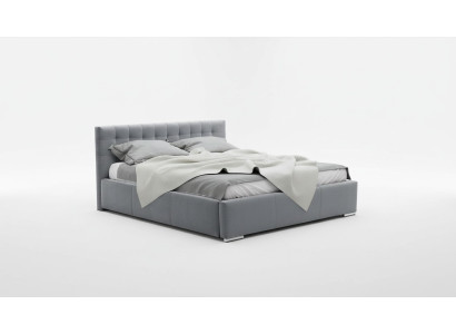 Bed frame double bed modern marital bed beds upholstered bed grey bedroom 160 cm