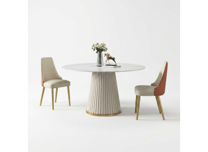 Luxury tables round table round design furniture stainless steel dining room dining tables new