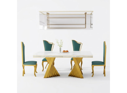 Luxury dining table dining room table gold metal tables dining tables furniture furnishings