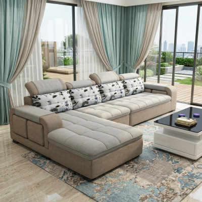 Corner sofa L-shape corner upholstered sofa seat design couch sofas fabric living landscape new