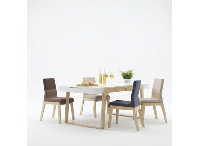 Chair, Armchair, Dining Chair, Dining Room Chair, Fabric Chair, Wood, Luxury, 1 Seat, New