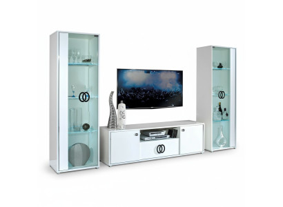 Mobile TV cabinet Design New White 160 cm Modern New