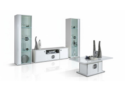 Living room furniture rtv 2x showcase modern design tv set 3 pieces
