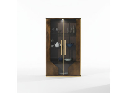 Showcase cabinet display living room display cabinets design 2 doors glass cabinet