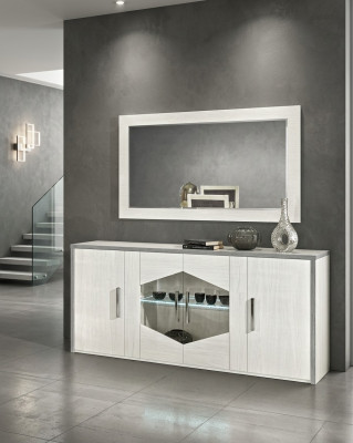 Modern style white dresser