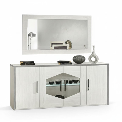 Modern style white dresser