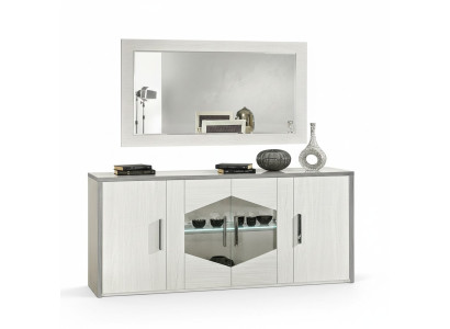 Modern style white dresser
