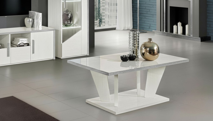 Luxury wooden furniture coffee table design white new