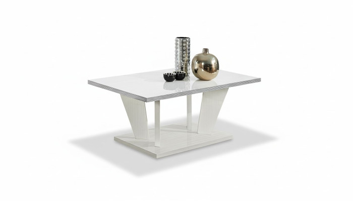 Luxury wooden furniture coffee table design white new