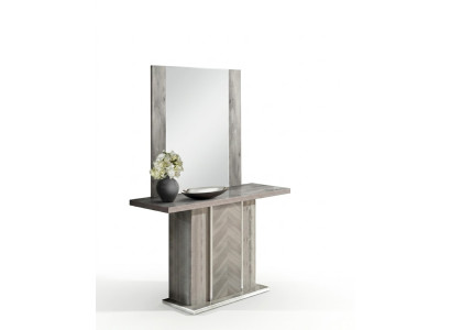 Luxury design mirror console table set buffet furniture