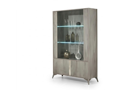 2-door display cabinet design furniture glass