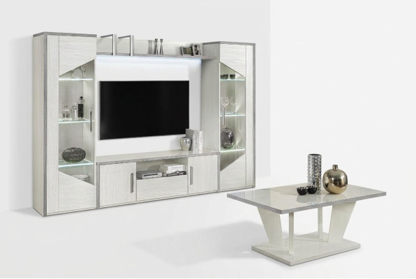 5-piece living room set display cabinet group new