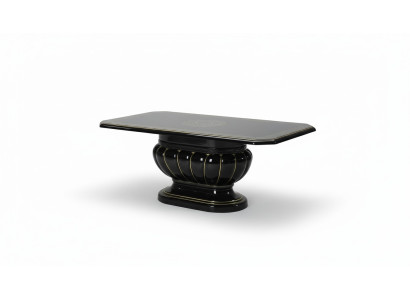 Luxury wooden coffee table, sofa table, black table