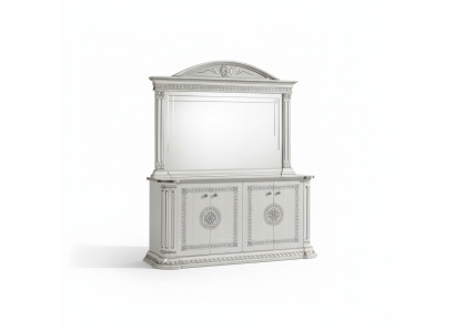 Luxury mobile chest of drawers with classic wood design