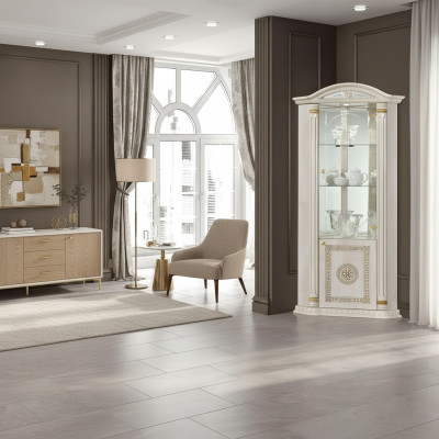 Corner display cabinet Luxury Crystal Showcase Design
