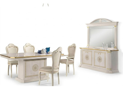 Luxury modern design classic dresser mirror buffet furniture set