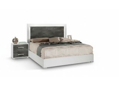Double hotel luxury bed with nightstands 3 pieces