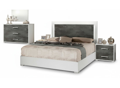 Lusso Doppio Hotel Design Bed Modern Wood 160x200cm New Hotel
