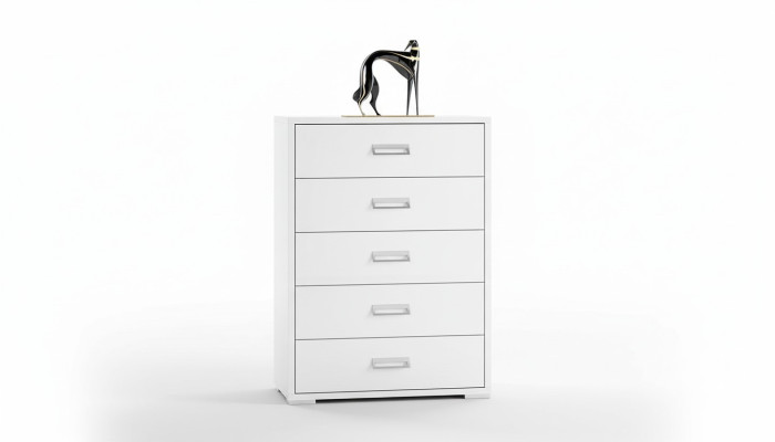 Modern luxury white wooden dresser