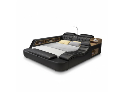 Double bed bedroom upholstered bed 180x200cm multifunction bed beds