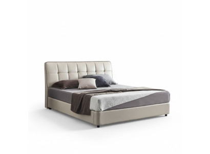 Designer beds double bed matrimonial bed 180x200cm leather bed light upholstered bed