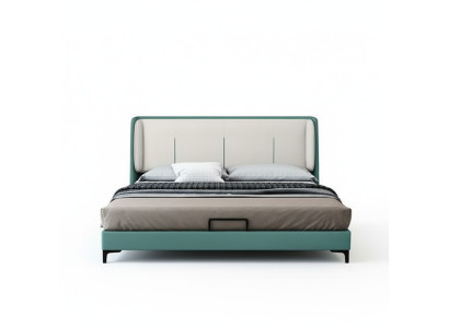 Beds Textile Hotel Luxury Upholstery Fabric Seat Italian Designer Bed Bedroom