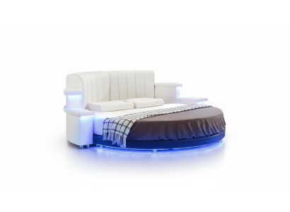 Round Bed Furniture Modern Luxury Beds Bed Frame 200x200 Round