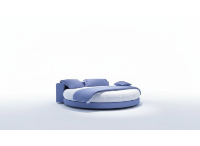 Round Leather Bed 200x200 Luxury Upholstered Round Beds Round Fabric Hotel
