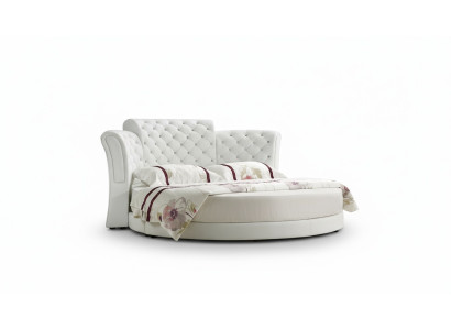 Chesterfield round bed furniture upholstered beds bedroom furniture leather bed hotel