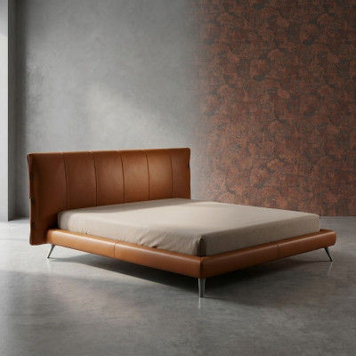 Upholstered Double Beds Metal Design Luxury Bed Bedroom Italian