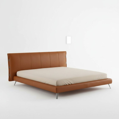 Upholstered Double Beds Metal Design Luxury Bed Bedroom Italian