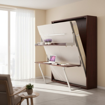 Desk, shelf, bed, 2-in-1 functional cabinet bed, furniture table, wall bed, beds