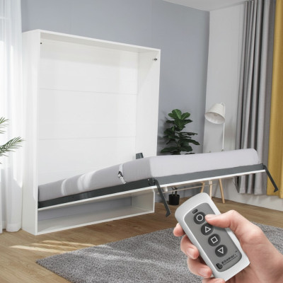 Electric Murphy Bed Wall Bed Remote Control Cabinets Beds Wardrobe New