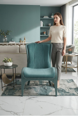 Upholstered Gastro Chairs Armchair Design Lounge Club Chair Dining Room Recline Relax