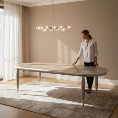 Design dining table furniture wood tables Italian style furniture dining room furnishings.
