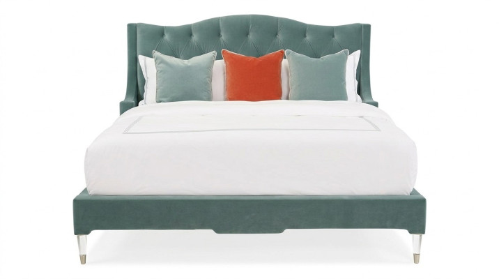 Chesterfield beds bedroom leather bed upholstery design luxury double hotel