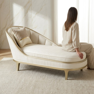 Chaise lounge reclining chair living room couch sofa lounge seating padding club furniture