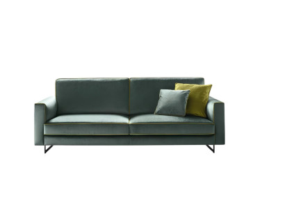 Italian sofa design luxury upholstered couch modern sofa 3-seater alfitalia new