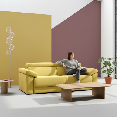 Big Sofas Couches Textile 3-Seater Sofa Couch Upholstery Seat Three-Seater alfitalia