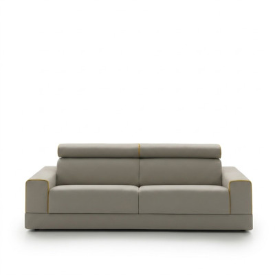 Design gray sofa, 3-seater living room fabric couch sofa upholstery sofas alfitalia