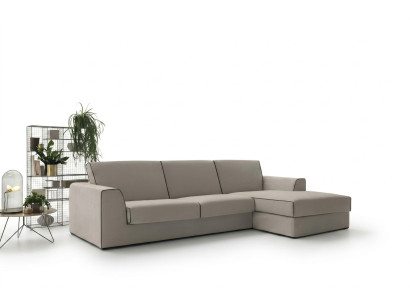 Gray couch sectional fabric corner sofa design textile sofa L-shape alfitalia new