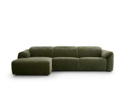 Fabric sofa couch living landscape sofa seat corner sofa L-shape Italy new