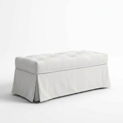 Luxury country house style stool furniture upholstered stool design seat bench footstool