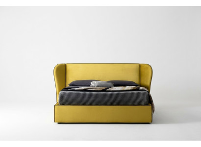 Furniture Fabric Design Interior Upholstered Bed Frame Beds Luxury Bed Hotel Royal